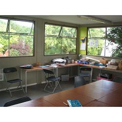 The Classroom at The Butterfly Garden. A project for people of all ages dealing with disablement of any kind.